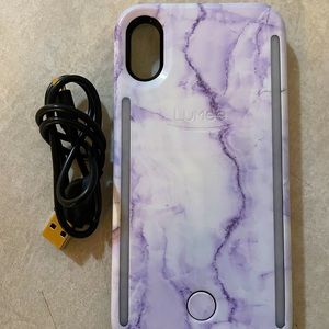 LuMee IPhone X Marble Phone Case